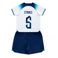 England John Stones #5 Fotballklær Hjemmedraktsett Barn VM 2022 Kortermet (+ korte bukser)
